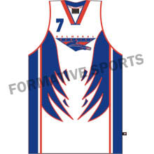 Customised Sublimated Basketball Team Singlet Manufacturers in Oakland